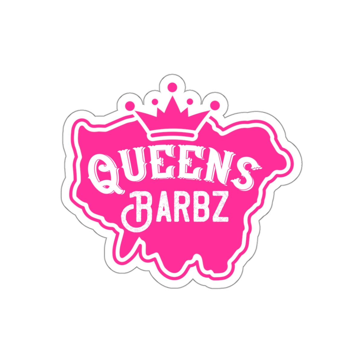 Queens Barbz Sticker