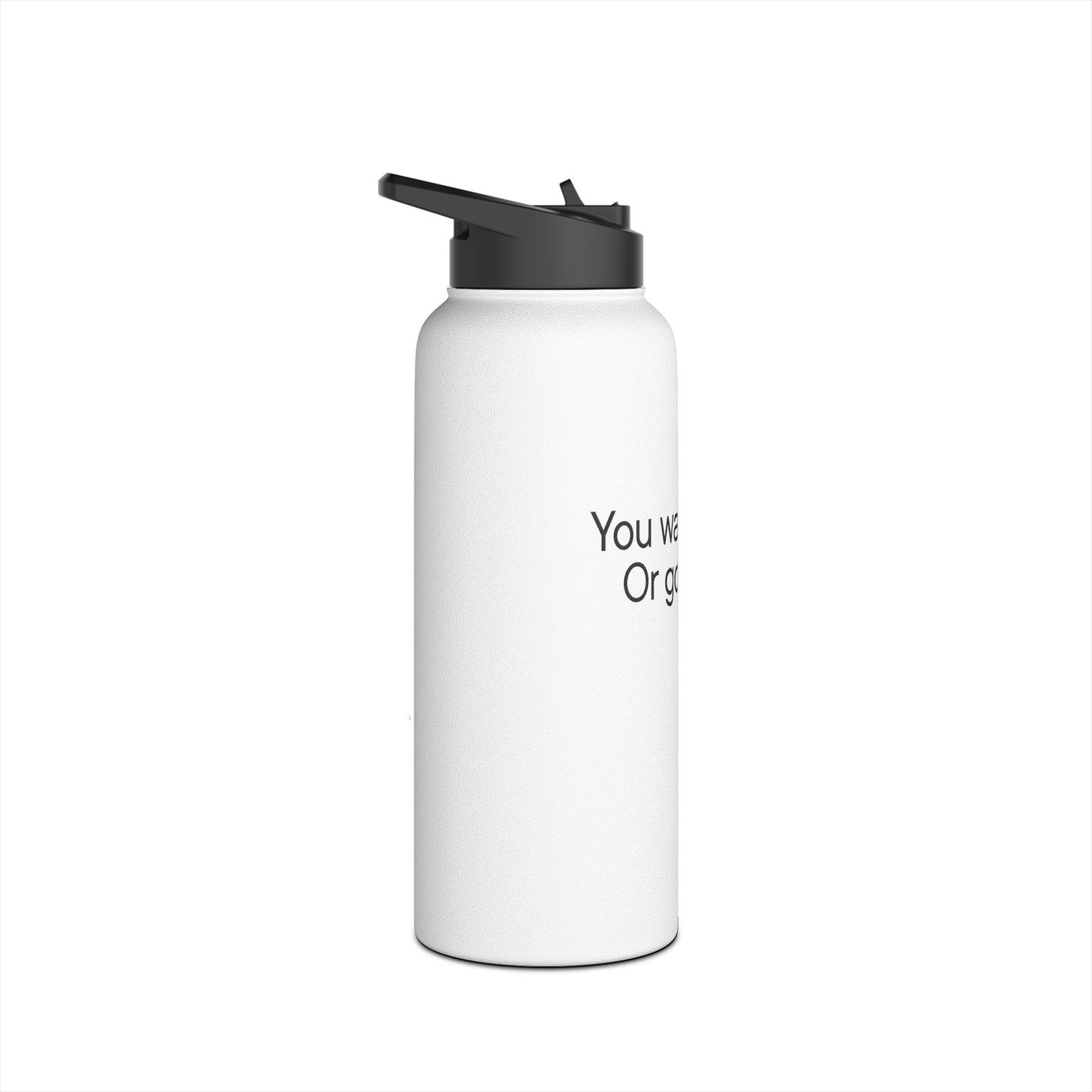 Talk or War Water Bottle