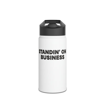 Standin' on Business Water Bottle
