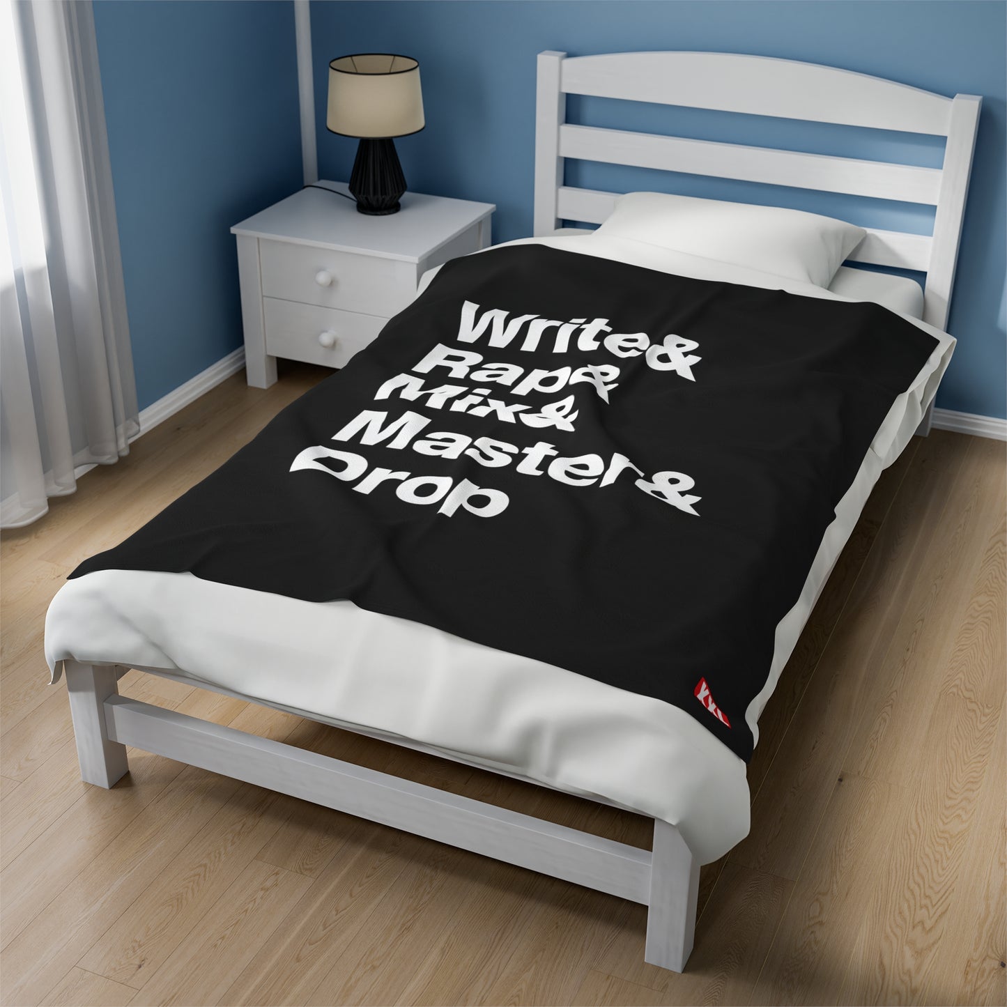 Write & Rap Plush Blanket