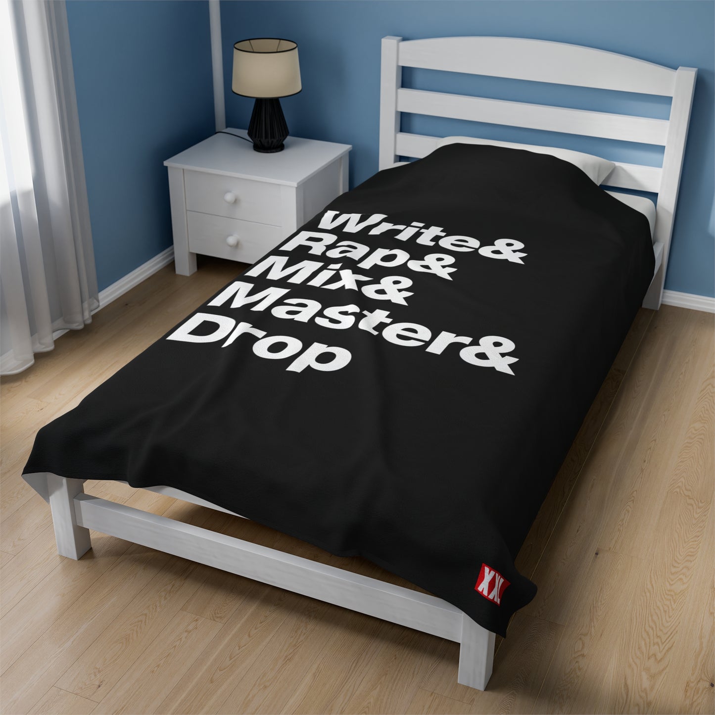 Write & Rap Plush Blanket