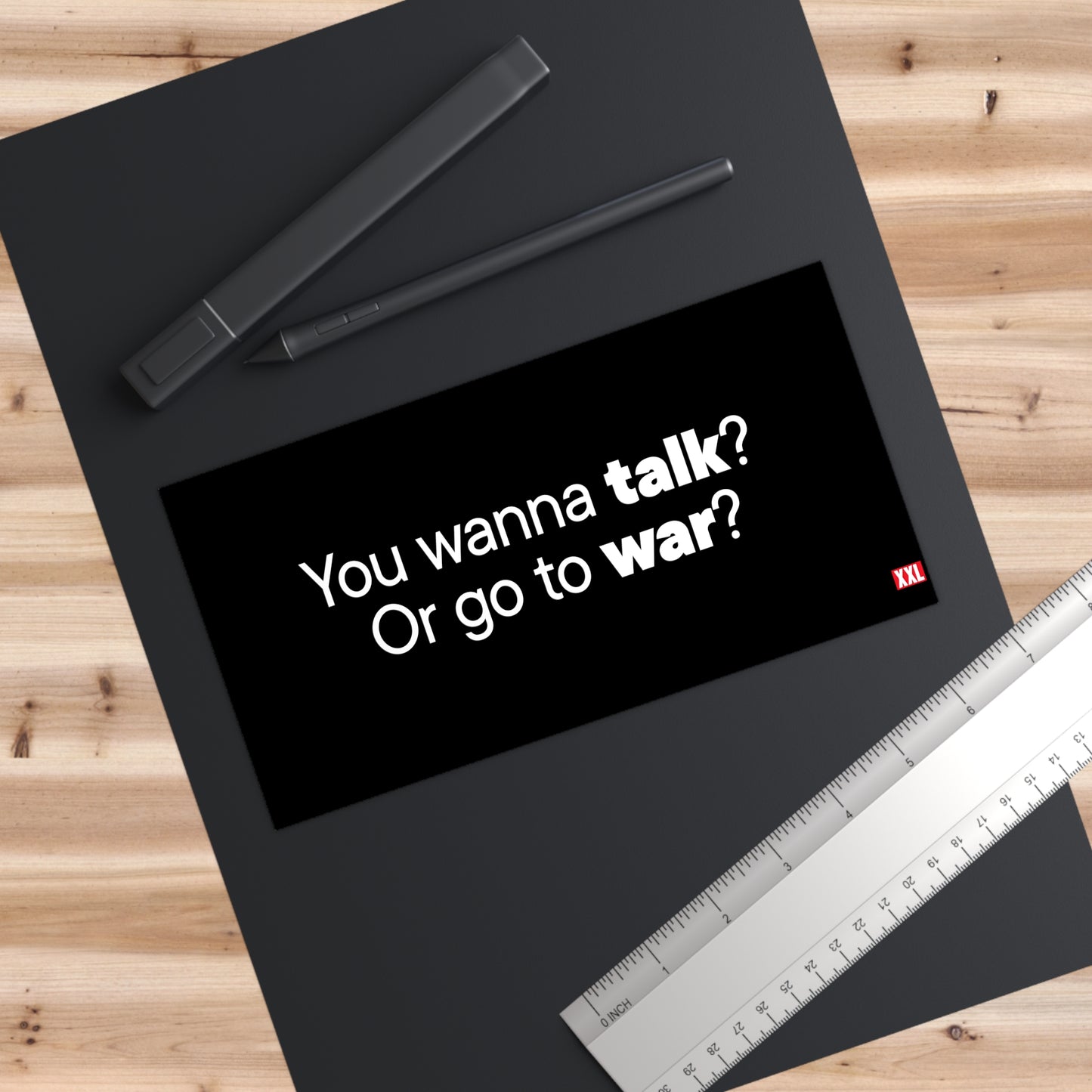 Talk or War Bumper Stickers