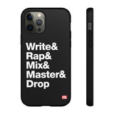 Write & Rap Phone Cases