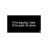 Arguing Bumper Sticker