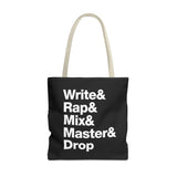 Write & Rap Tote Bag