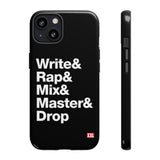 Write & Rap Phone Cases