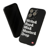 Write & Rap Phone Cases
