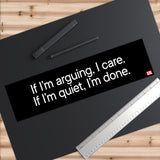 Arguing Bumper Sticker