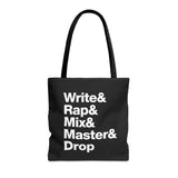 Write & Rap Tote Bag