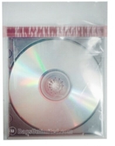 Bu Scd625R CD Jwl Case Slv Resealabe 100 Cnt Clear - Bags Unlimited SCD625R - Clear CD Jewel Case Sleeve - Resealable 100 CNT (Clear)