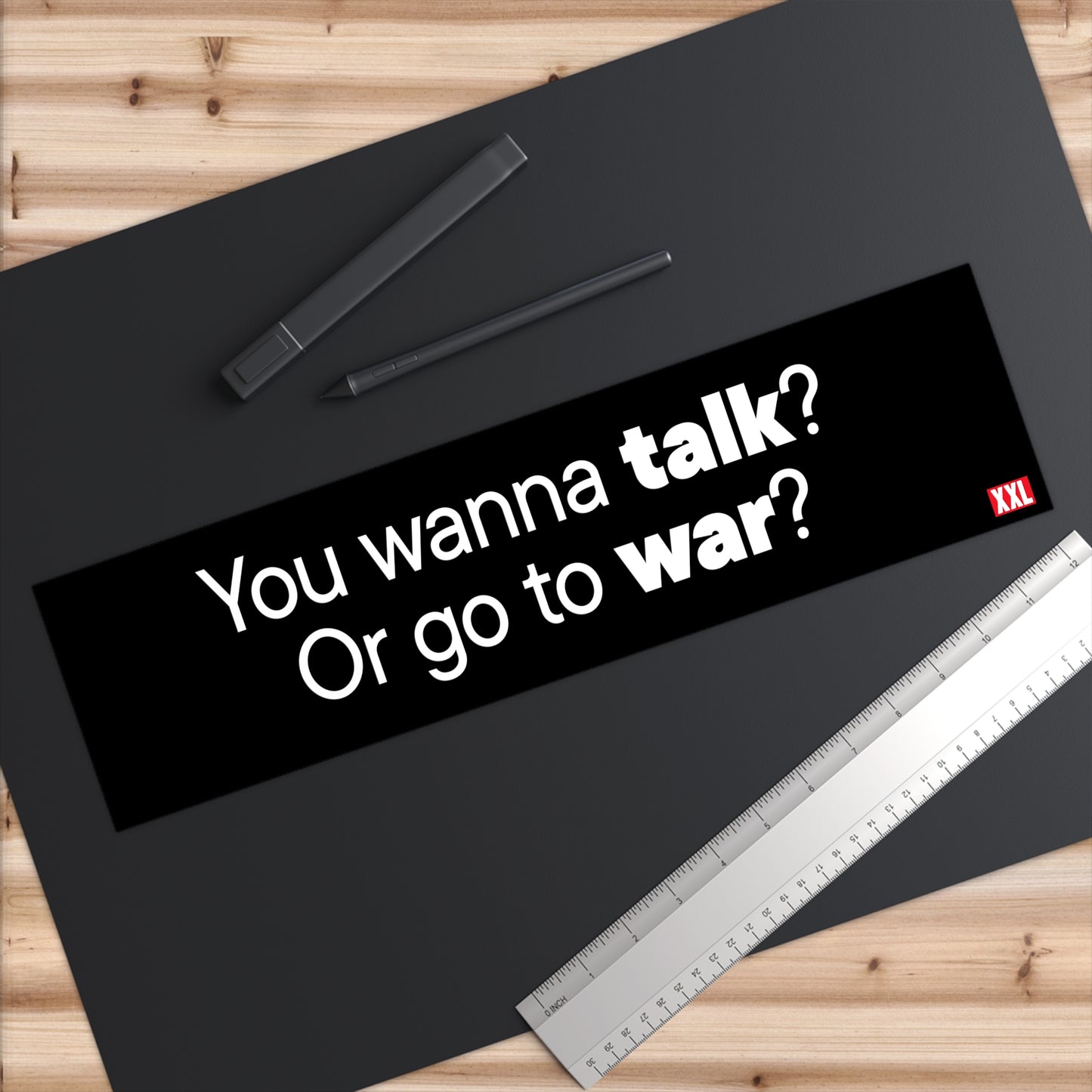 Talk or War Bumper Stickers