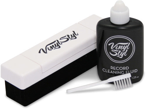 Vinyl Styl Vsa004 Record Deep Clean Sys Brush/Fld - Vinyl Styl® VS-A-004 LP Vinyl Record Deep Cleaning System With Pad and Cleaning Fluid