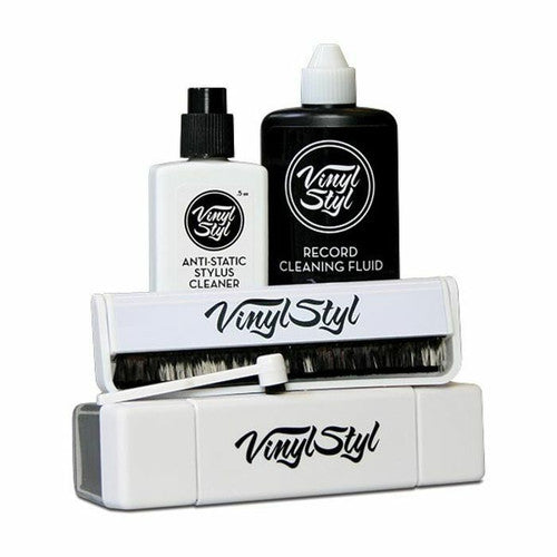 Vinyl Styl Vsa009 Ultimate Vinyl Record Care Kit - Vinyl Styl® VS-A-009 Ultimate Vinyl Record Care Kit - Record & Stylus Brushes And Fluid