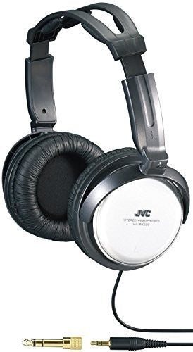 Jvc Harx500 Full-Size Headphone 40Mm Driver White - JVC HARX500 Full-size Around Ear Headphone 40mm Neodymium Driver (White)