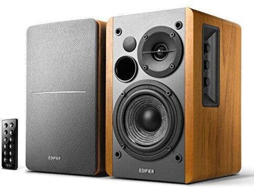 Edifier 4003066 R1280Db 2.0 Shelf Spkrs Bt 42W Wd - Edifier R1280DB Bluetooth Wireless 2.0 Book Shelf Speakers - 42 Watts Wood Grain