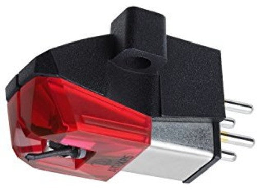 Audio Technica Atxp5 DJ Cartridge Black Red - Audio Technica ATXP5 DJ Cartridge with Elliptical Bonded Stylus 1/2" Mount (Black/Red)