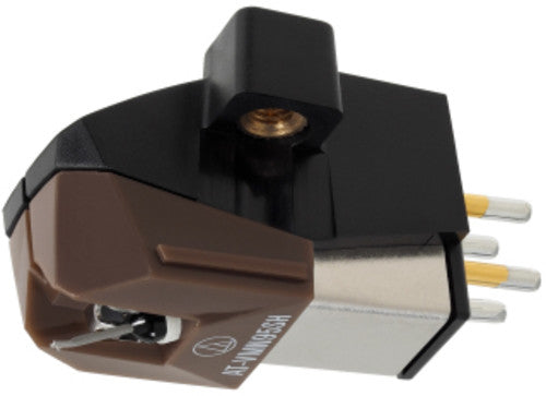 Audio Technica Atvm95Sh Cartridge Mvng Mgnt Black - Audio Technica AT-VM95SH Dual Moving Magnet Cartridge Shibata Stylus (Black/Brown)