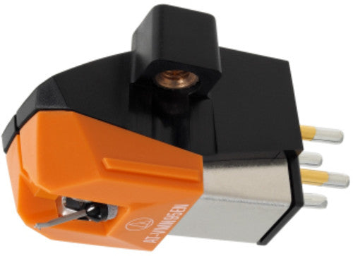 Audio Technica Atvm95En Cartrdge Mvng Mgnt Org Blk - Audio Technica AT-VM95EN Dual Moving Magnet Cartridge with Elliptical Nude Stylus (Black/Orange)
