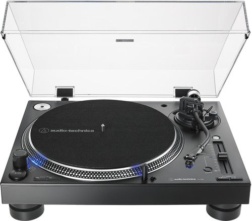 Audio Technica Atlp140Xpbk Pro DJ Turntble Usb Blk - Audio Technica AT-LP140XP-BK  Direct-Drive Professional Fully Manual DJ Turntable (Black)