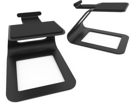 Kanto SE2 Desktop Speaker Stands Sm Spkrs Pair Blk - Kanto SE2 Elevated Desktop Speaker Stands for Small Speakers - Pair (Black)