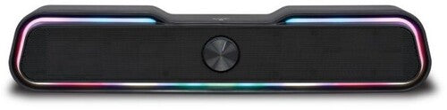 iLive ISB172B Multimedia Sound Bar Bluetooth Rechargeable LED Lights (Black)