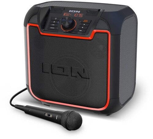 Ion Sport Mk3 Prtbl Bt Tailgate Speaker Blk/Org - Ion IPA129 Sport MK3 Portable Bluetooth Tailgate Speaker - IPX5 - AM/FM - 65W (Black/Orange)