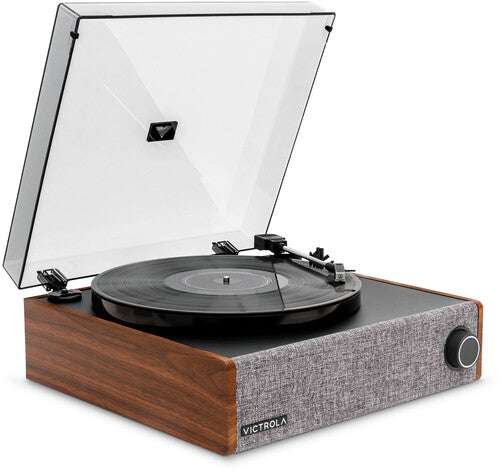 Victrola Vta78Wln Eastwood Bt Record Player Walnut - Victrola VTA-78-WLN Eastwood Bluetooth LP Stereo Record Player Walnut