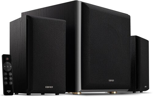 Edifier S351Db Bt Bookshelf System Wsub 150W Blk - Edifier S351DB Bluetooth Multi-Media Bookshelf System with Subwoofer 150 Watts (Black)