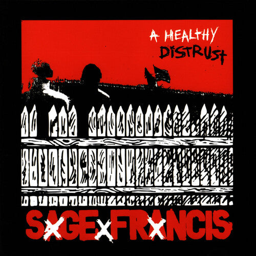 Sage Francis - A Healthy Distrust - Deluxe Anniv. Ed. - White w/Red Splatter