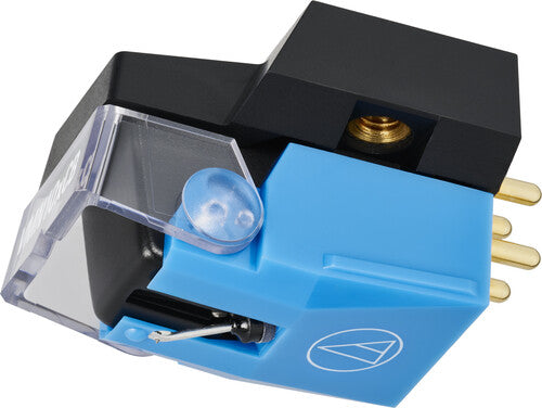 Audio Technica Atvm610Xmonovmx Crtrdg Stylus Blue - Audio Technica AT-VM610xMONO Dual Moving Magnet Phono Cartridge with Bonded Conical Mono Stylus Blue/Black