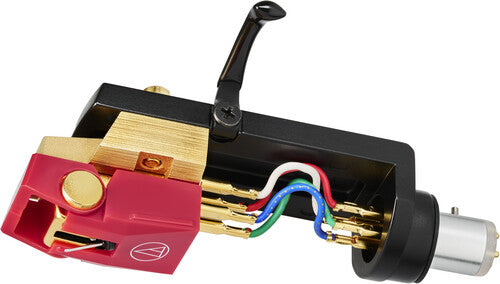 Audio Technica Atvm740Xml/Hvmx Hdsh/Crt Combo Red - Audio Technica AT-VM740xML/H Dual Moving Magnet Headshell/Cartridge Combo Kit with Nude Microlinear Stylus Red/Gold