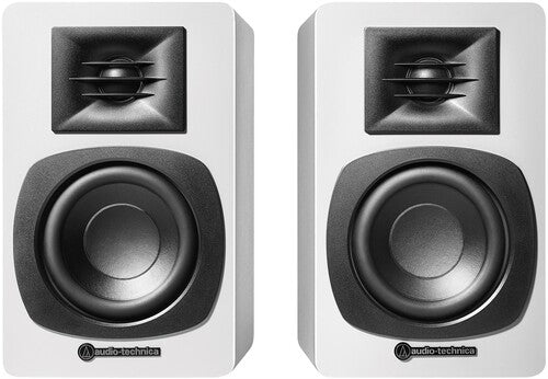 Audio Technica Atsp3Xwh Bt Bookshelf Spkrs 30W Wht - Audio Technica AT-SP3XWH Bluetooth Bookshelf Speakers 30 Watts White