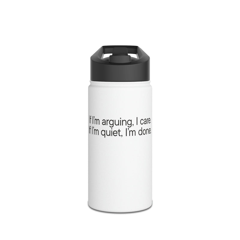 Arguing Water Bottle