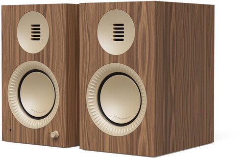 Kanto TUKG2WMWR Tuk Gen 2 Bluetooth Premium Powered Speaker System - 260W - Matte Walnut w/ Rose Gold