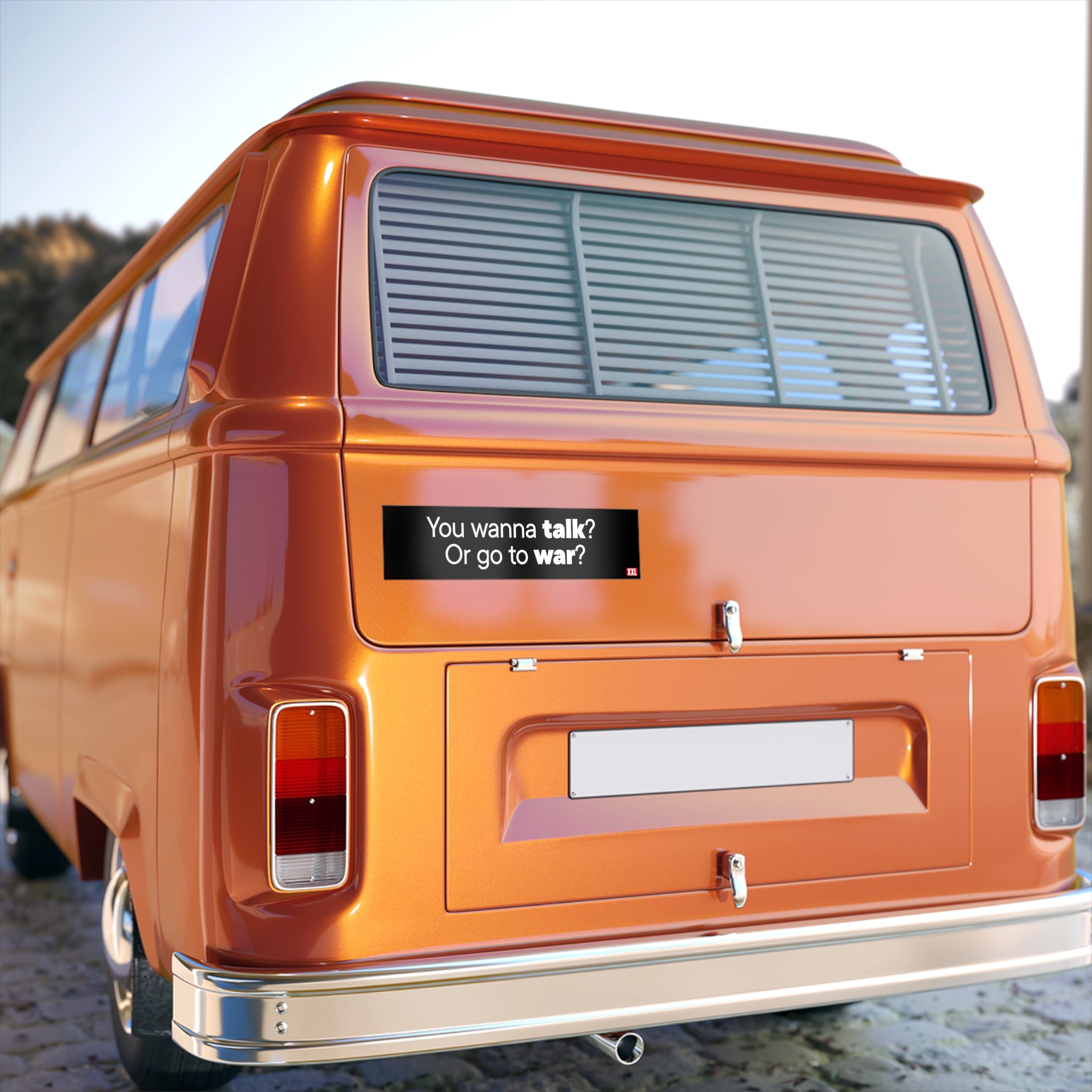 Talk or War Bumper Stickers